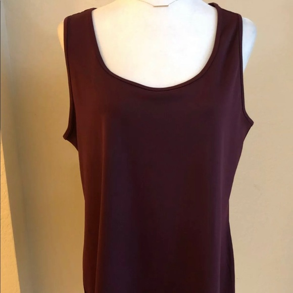 ADIDAS Women's Long Tank COLOR MAROON SIZE 2X NWT (Orig Price $40) - Picture 4 of 5